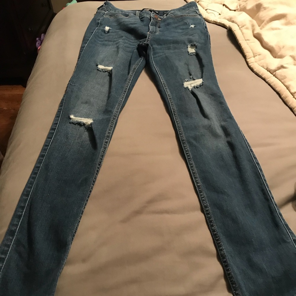 Ultra high rise supper skinny jeans